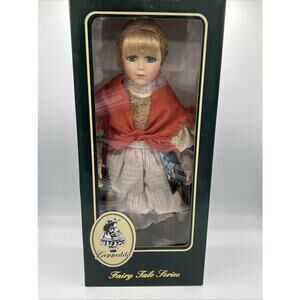 Vintage Geppeddo Cinderella in Rags Doll – 16” NIB Porcelain Fairy Tale